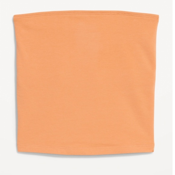 NWT Orange Old Navy Double-Layer Tube Top - US M - Picture 3 of 7